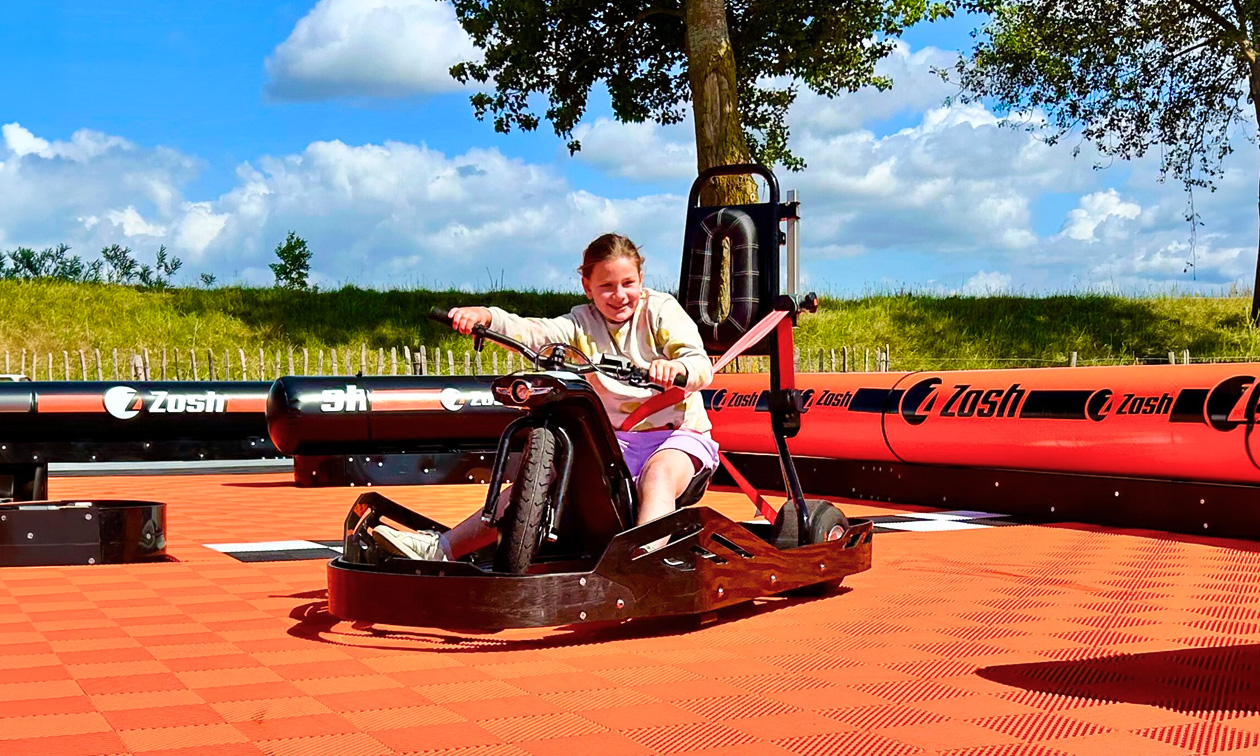 Driftkartbaan Groede podium