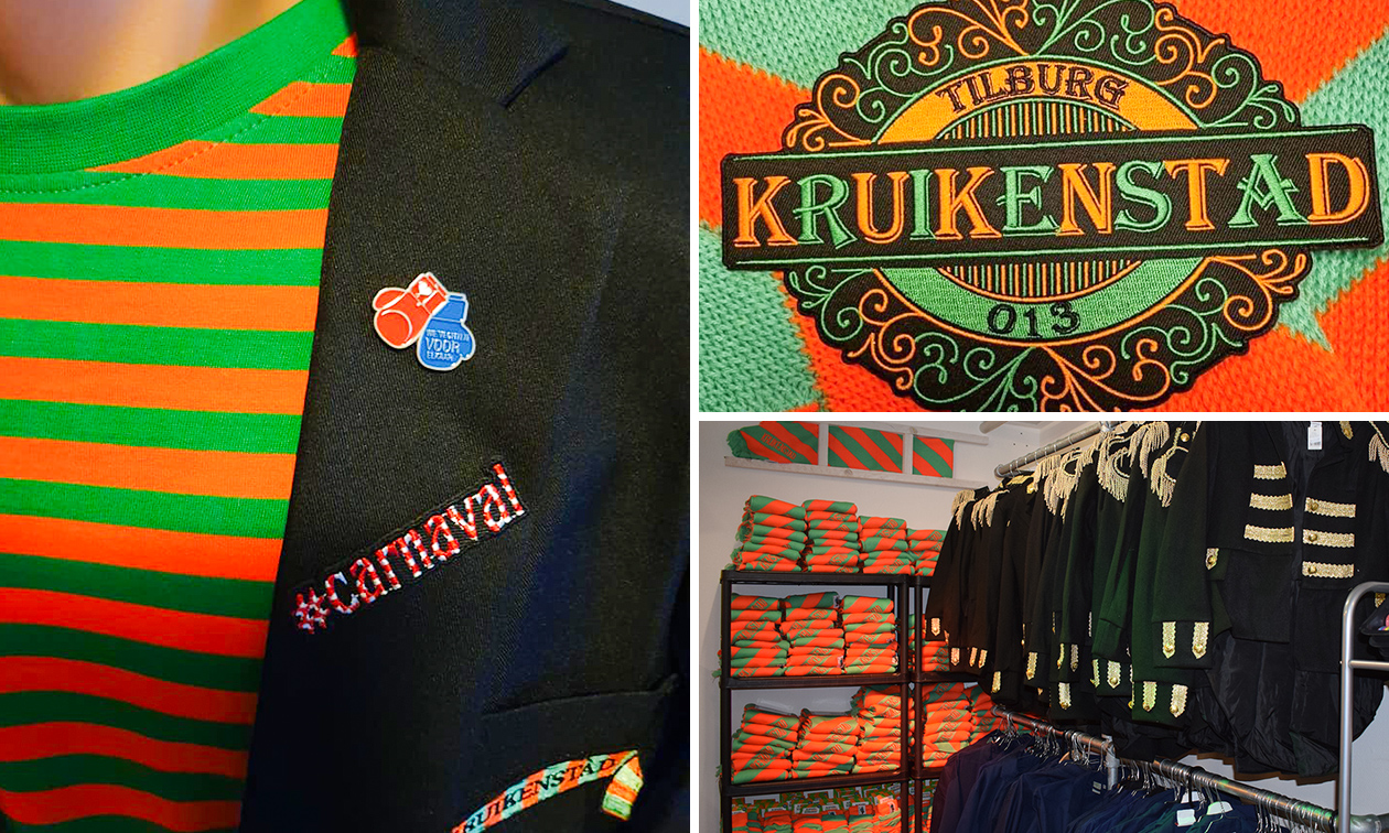Waardebon voor carnavalsemblemen en accessoires