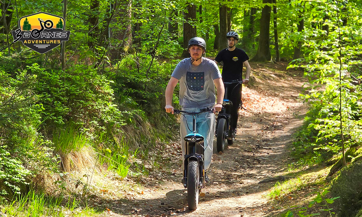 Tocht op een offroadstep in de Drielandenregio