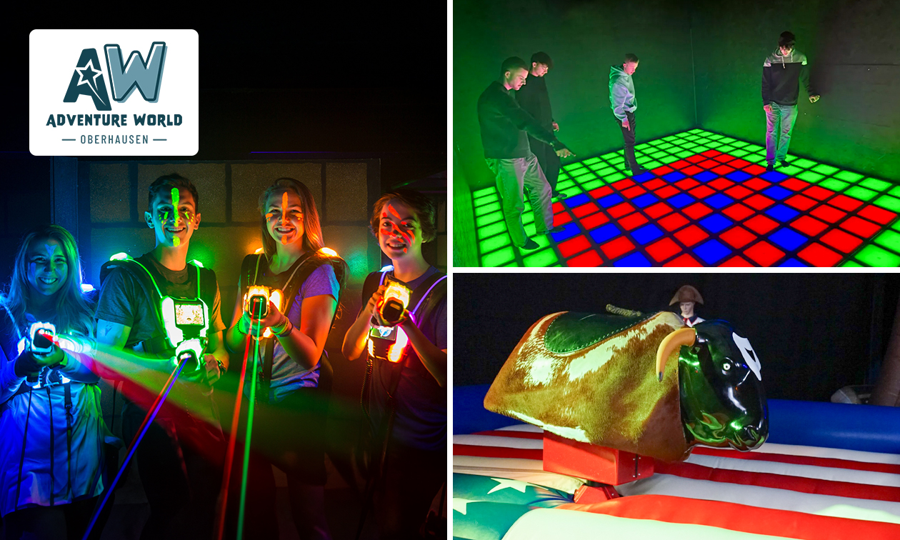 Eintritt Adventure World (2 oder 4 Stunden) in Oberhausen