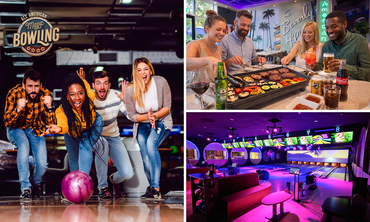 Bowlen (1 uur) + plategrill