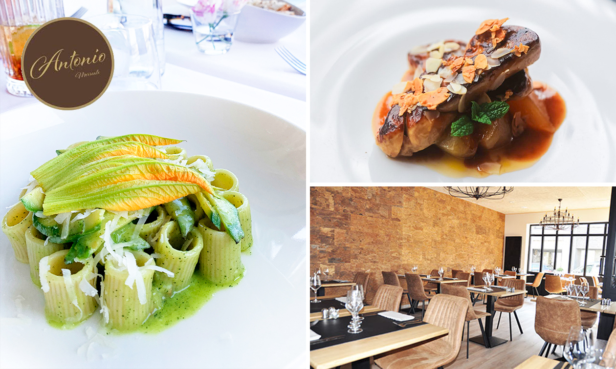 Gastronomische 6-gangenlunch of -diner + amuse bij Antonio Morreale