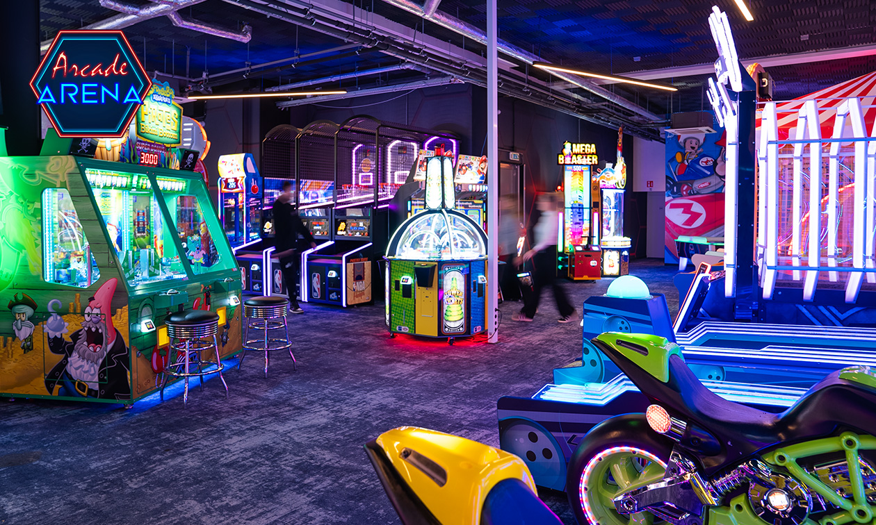 Speeltegoed t.w.v. €40 voor de arcade