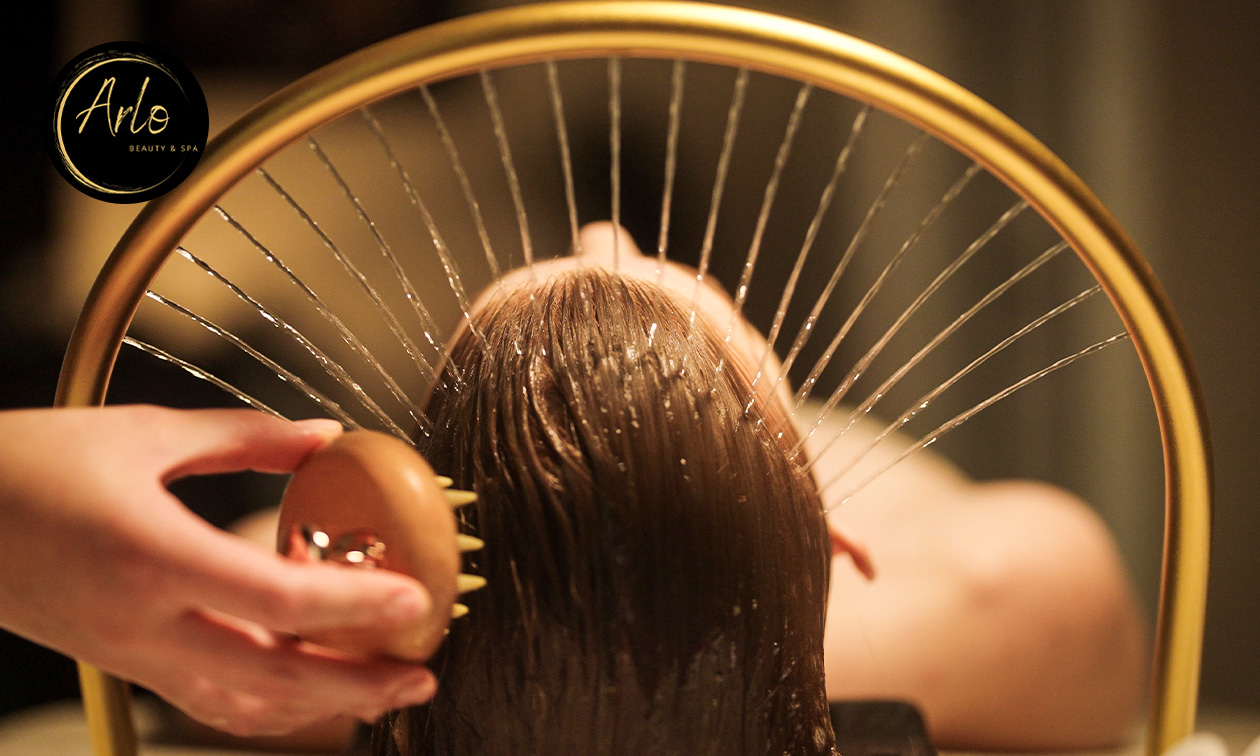 Japanese head spa naar keuze + hoofdhuidscan (45 of 60 min)