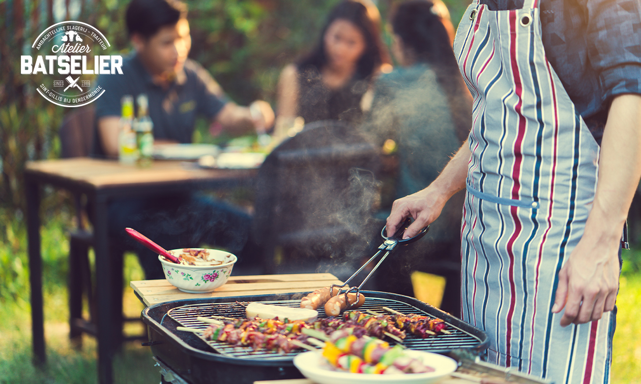 BBQ-pakket (4 personen) of tapasbord naar keuze (2-6 personen) om af te halen bij Atelier Batselier
