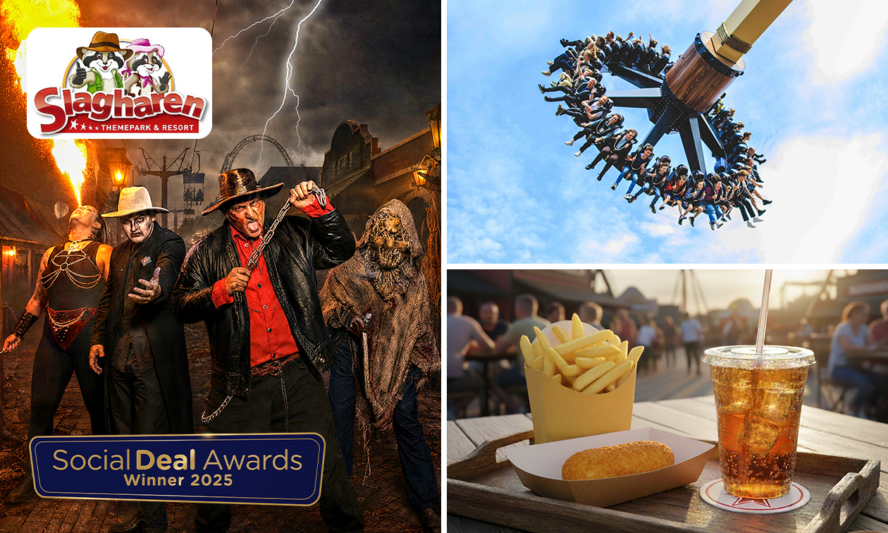 Entreeticket voor Attractiepark Slagharen + evt. snackmenu