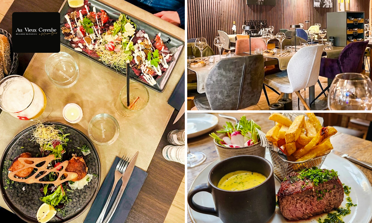 Menu en 2 ou 3 services à la carte à proximité de Verviers