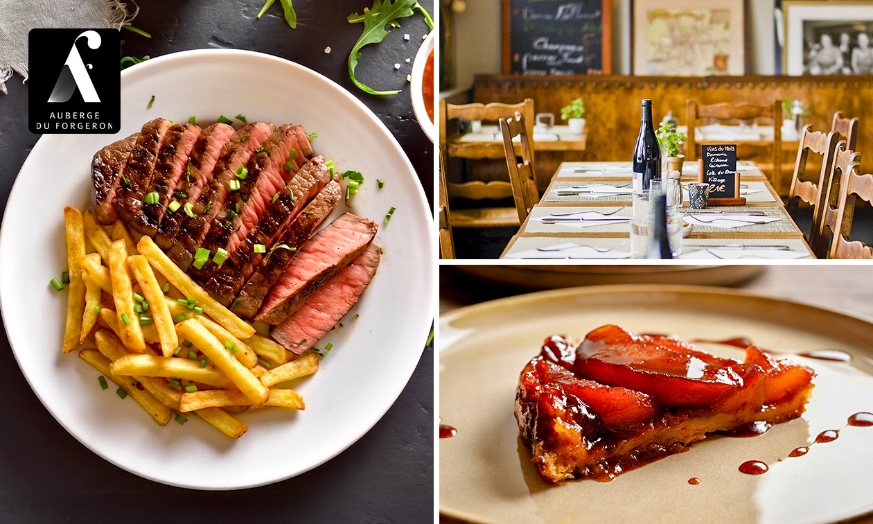 Menu bistro en 2 ou 3 services à la carte près de Lille