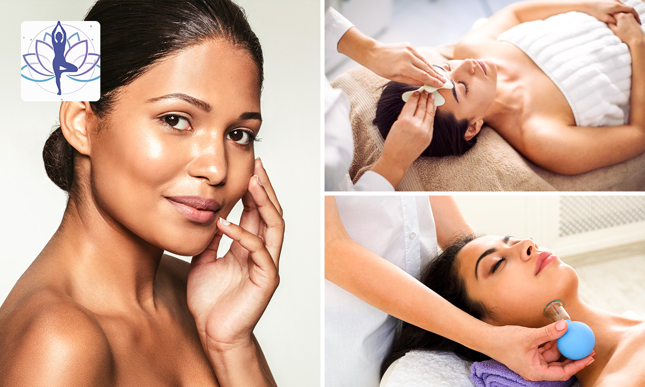 Cupping, guasha-gezichtsbehandeling of Naturys-gezichtsbehandeling (60 min)