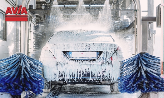 Carwashprogramma BEST + koffie, thee of cappuccino bij AVIA