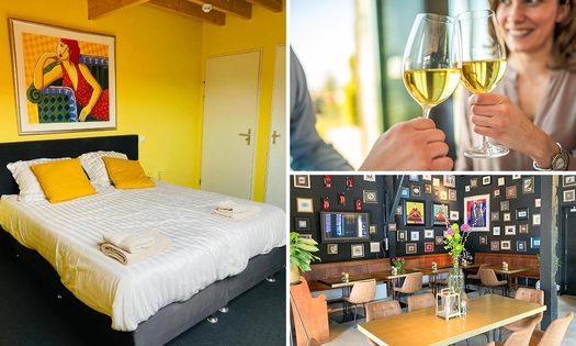 Nuit pour 2 à 4 + petit-déjeuner + une bouteille de vin à Zierikzee