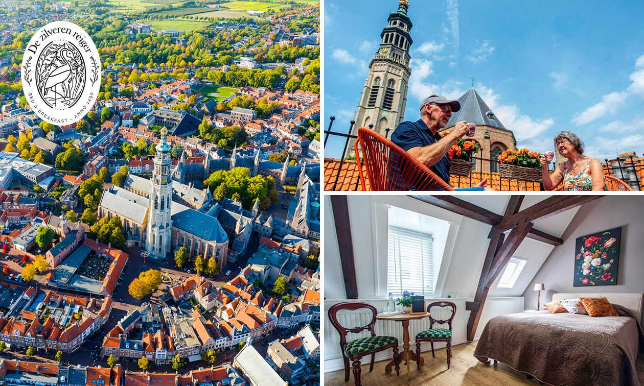 Nuit(s) pour 2 + petit-déjeuner + verre de bienvenue + check-out tardif au cœur de Middelburg