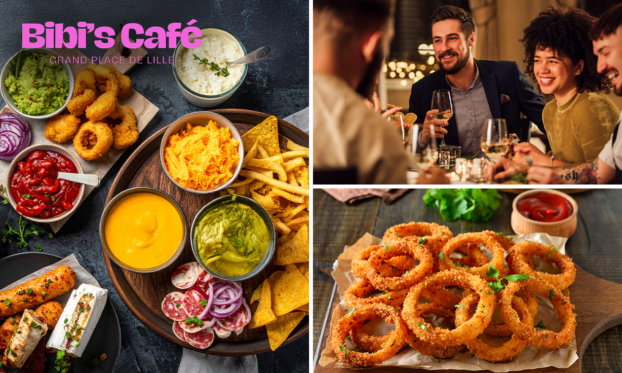 3 ou 4 tapas + évtl. 2 cocktail sur la Grande Place de Lille