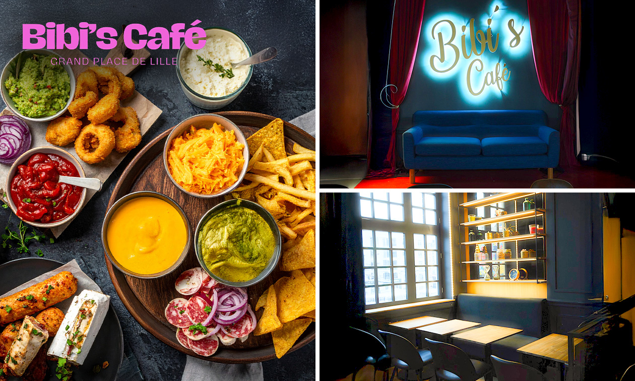 3 ou 4 tapas + évtl. 2 cocktail sur la Grande Place de Lille