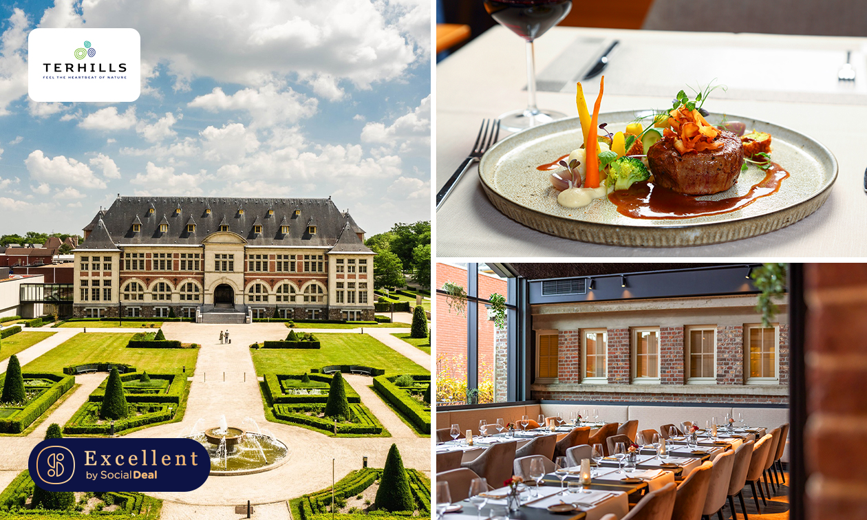 3-gangen keuzediner of -lunch + amuse bij Bistro Bureau Bouveau by Terhills Hotel