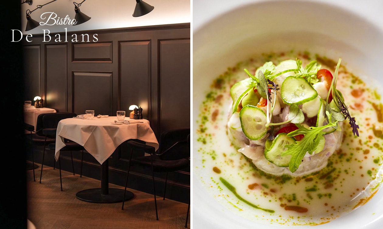 3-gangenlunch of -diner van de chef in hartje Antwerpen