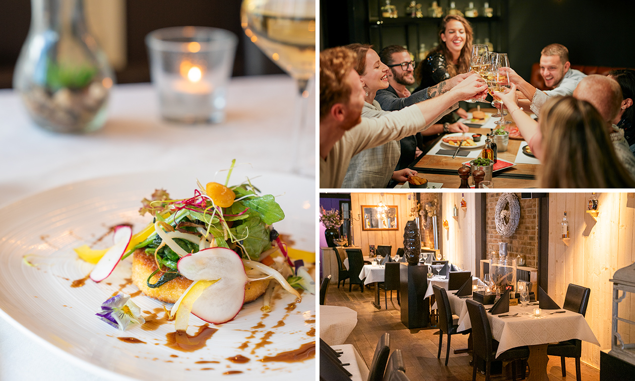 3- of 4-gangendiner à la carte + amuse + broodmandje + evt. onbeperkt drank bij Bistro de Postkoets