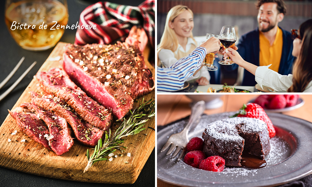 3-gangenlunch of -diner à la carte