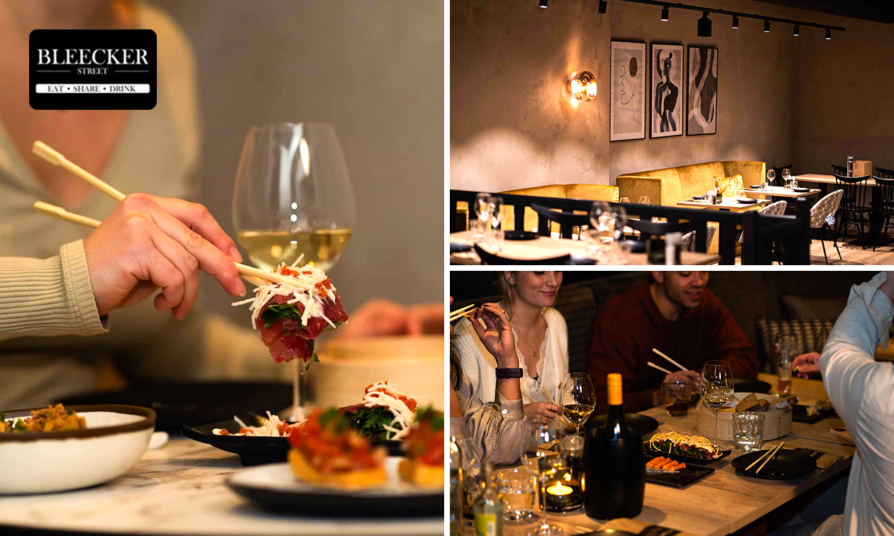 All-You-Can-Eat wereldgerechten + wijn of mocktails + koffie of thee bij Bleeckerstreet Arnhem