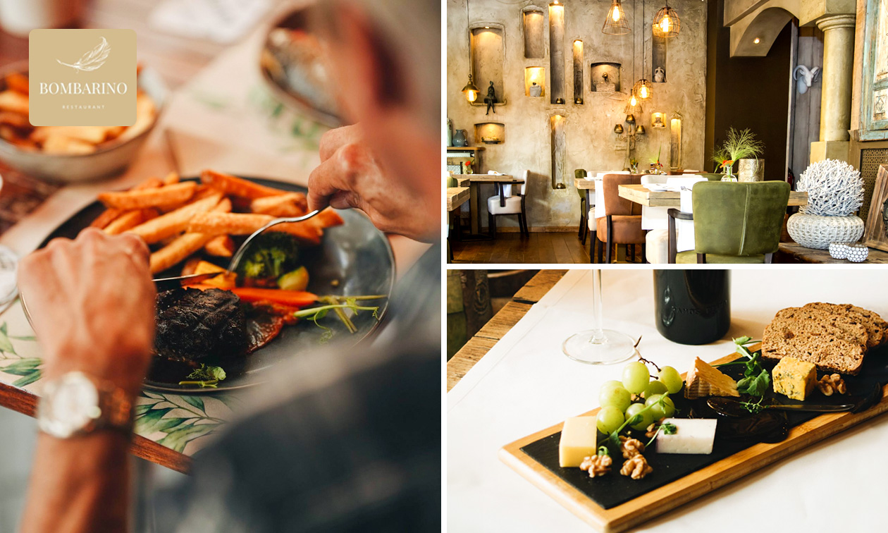 4-gangendiner van de chef bij Bombarino