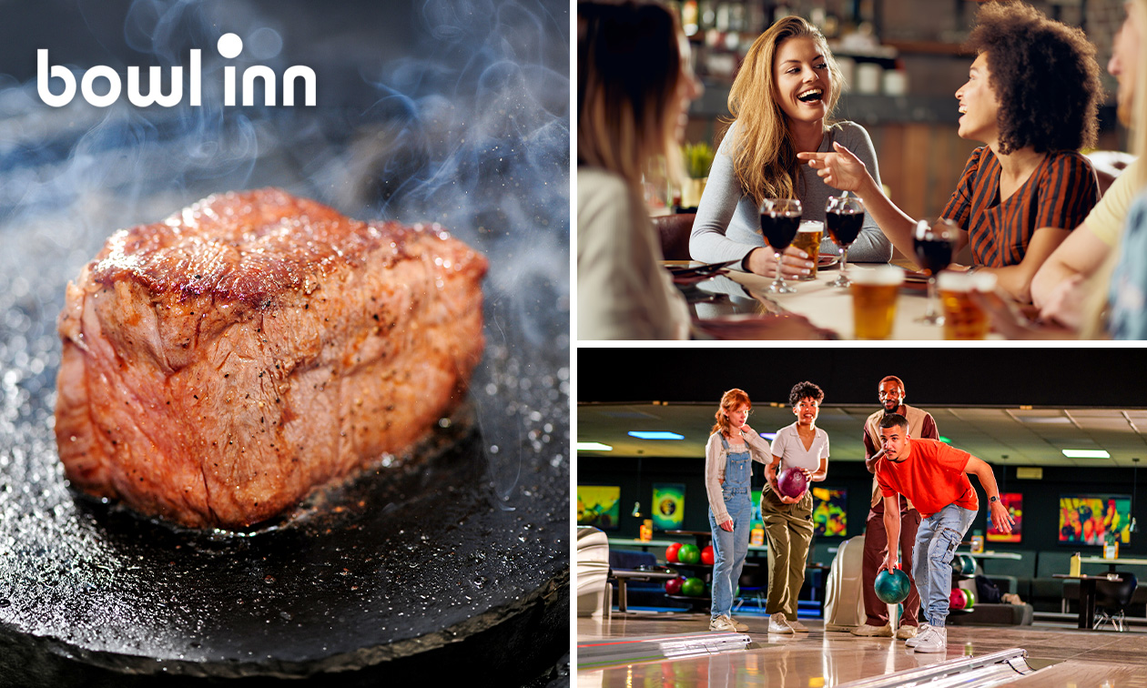 Steengrillen + 2 sessies bowlen