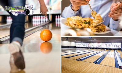 Partie de bowling + plat au choix à Mouscron