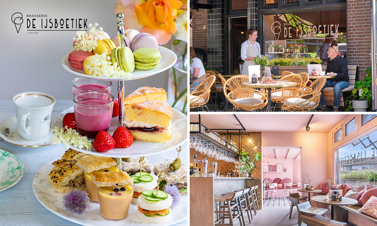 Luxe high tea bij Brasserie De IJsboetiek