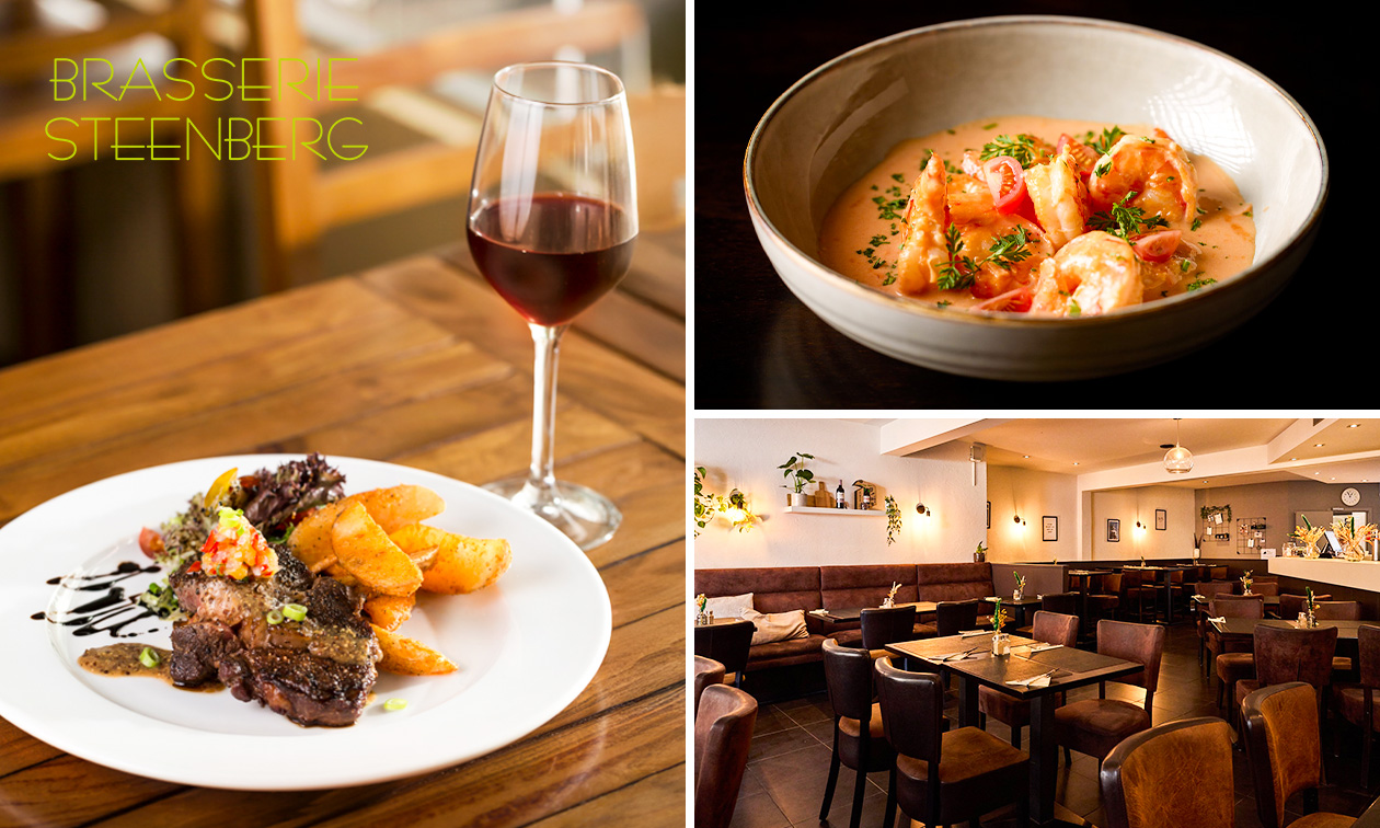 2-gangendiner à la carte bij Brasserie Steenberg