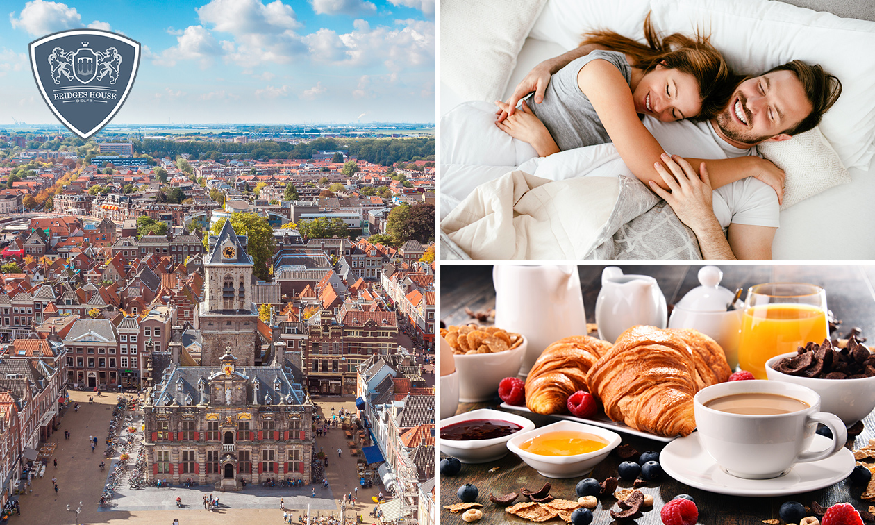 Nuit pour 2 + petit-déjeuner au coeur de Delft