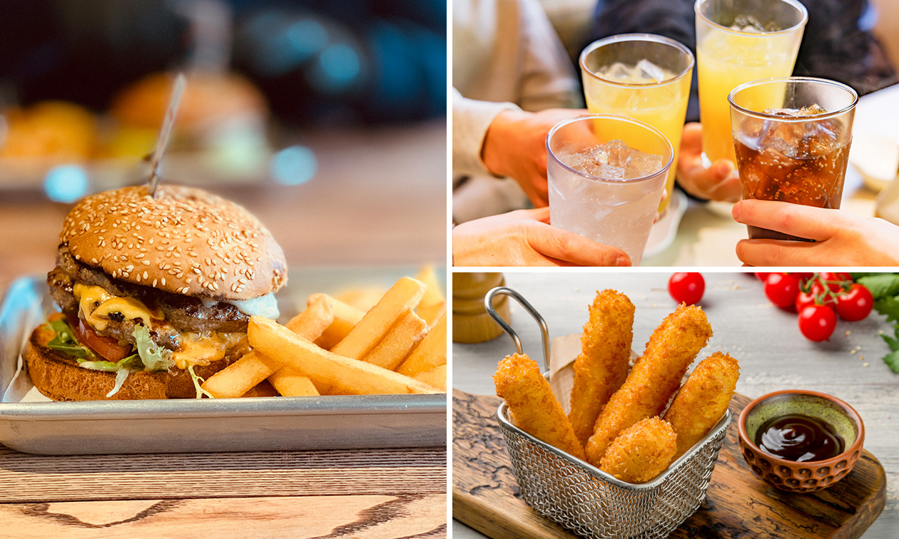 Burger à la carte + entrée au choix + frites + boisson à Lille