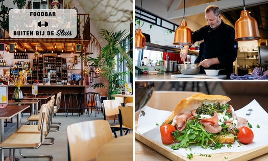 2-gangen keuzelunch bij Buiten bij de Sluis