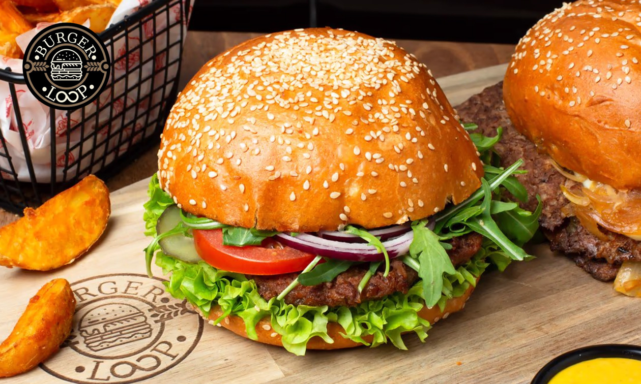 Burger-Menü nach Wahl + Getränk für 1, 2 oder 4 Personen