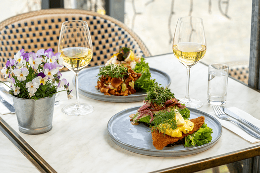 2 stykker smørrebrød