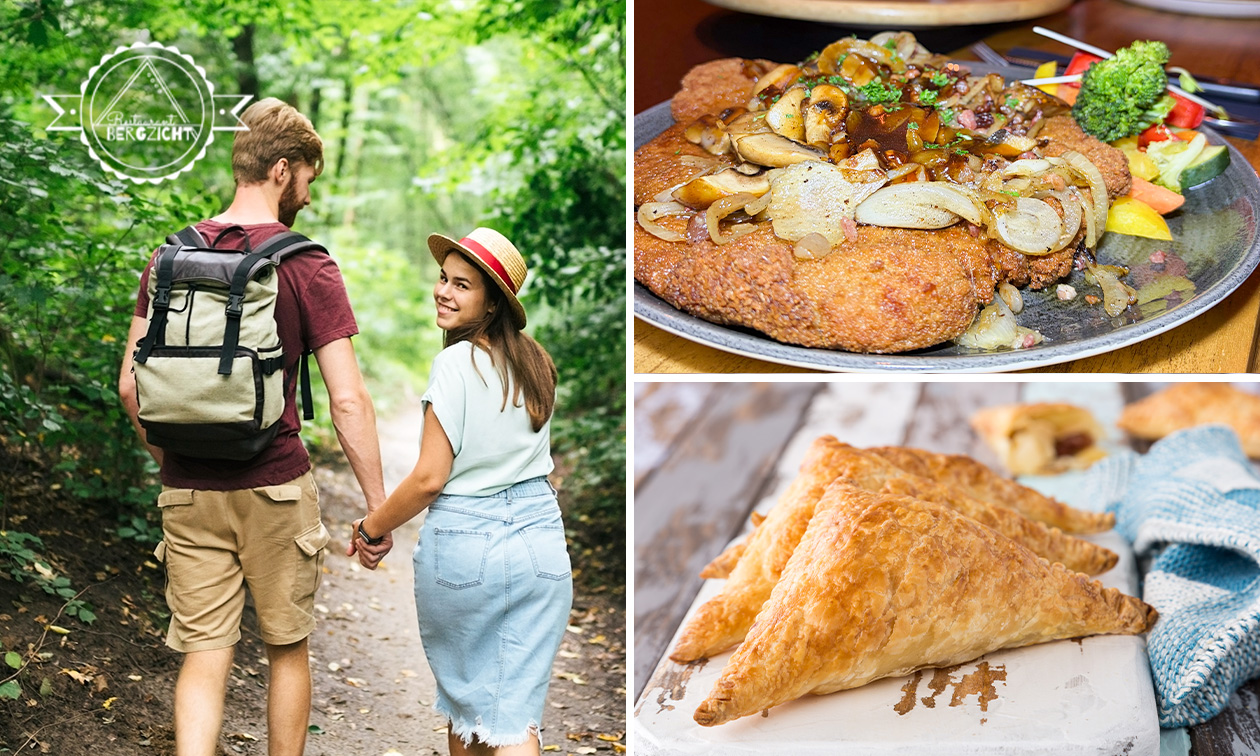 Compleet wandelarrangement incl. koffie/thee + appelflap en een lunchgerecht