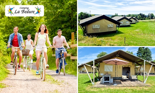Glamping (3 of 7 nachten) voor max. 5 personen in Frankrijk