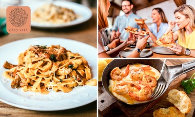 Menu en 2 ou 3 services au choix chez Capo Nata