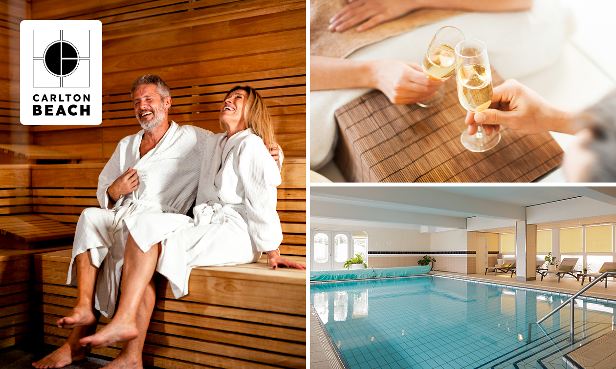 Saunadag + evt. zonnebank + drankje bij Carlton Beach - Beach Body