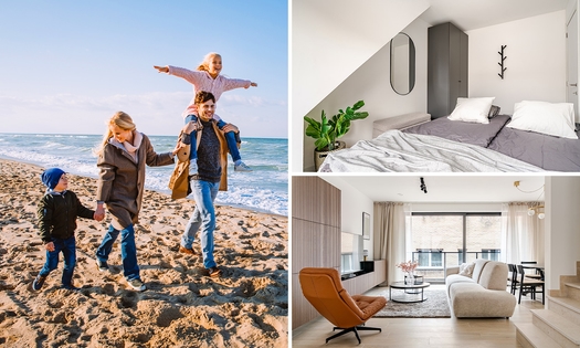 Nuit(s) pour 4 à 6 dans un appartement triplex de luxe au cœur de Blankenberge