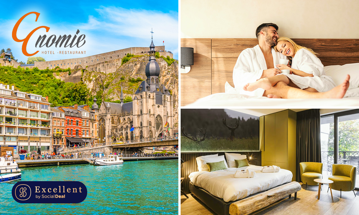 Nuit pour 2 en suite au choix + check-out tardif + verre de bienvenue près de Dinant