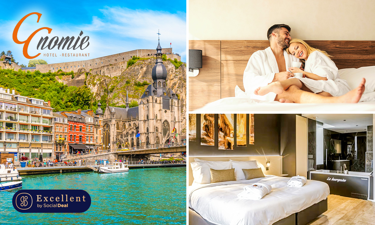 Nuit pour 2 + petit-déjeuner + verre de bienvenue + bain à remous et plus à l'hôtel CCnomie