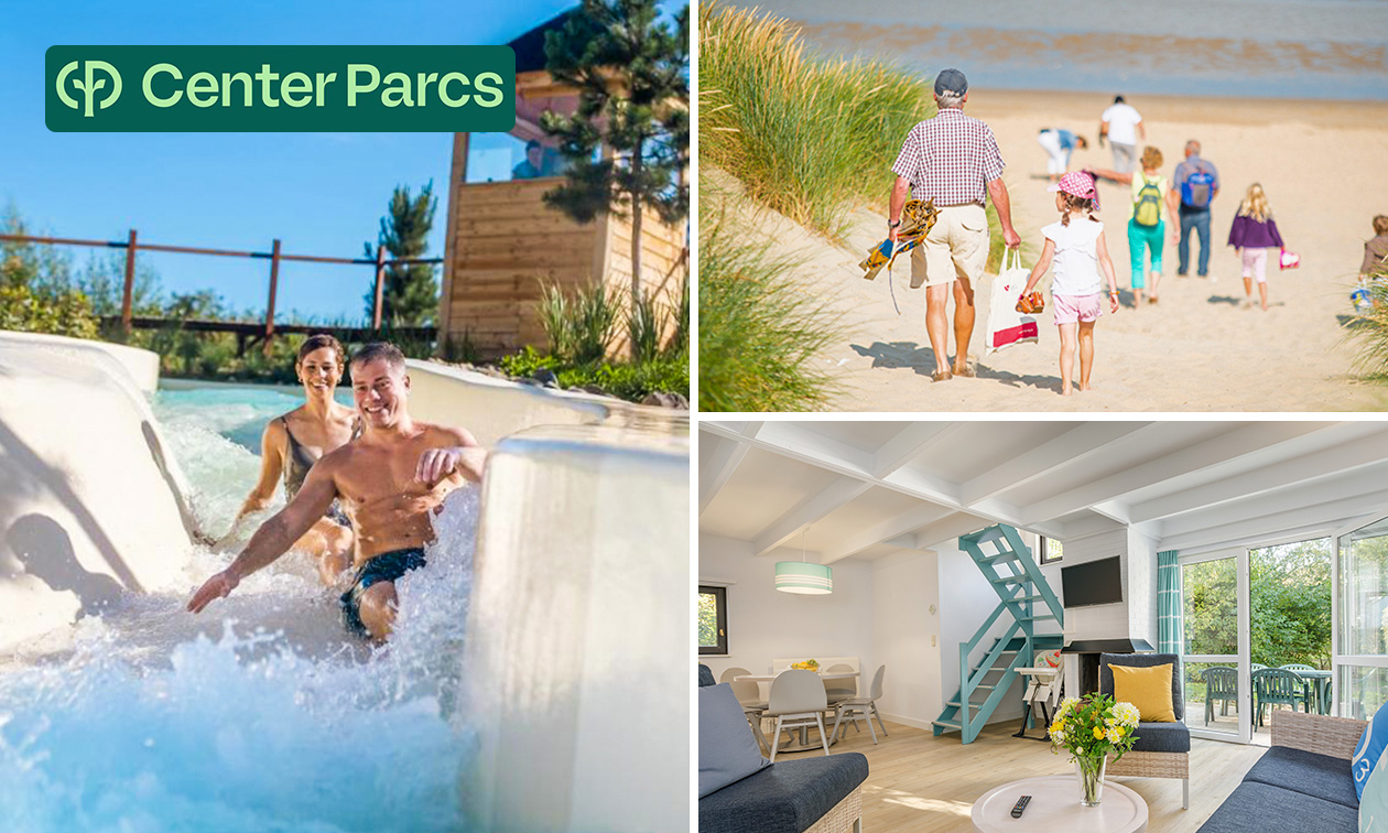 3 ou 4 nuits pour 2 à 5 à Center Parcs
