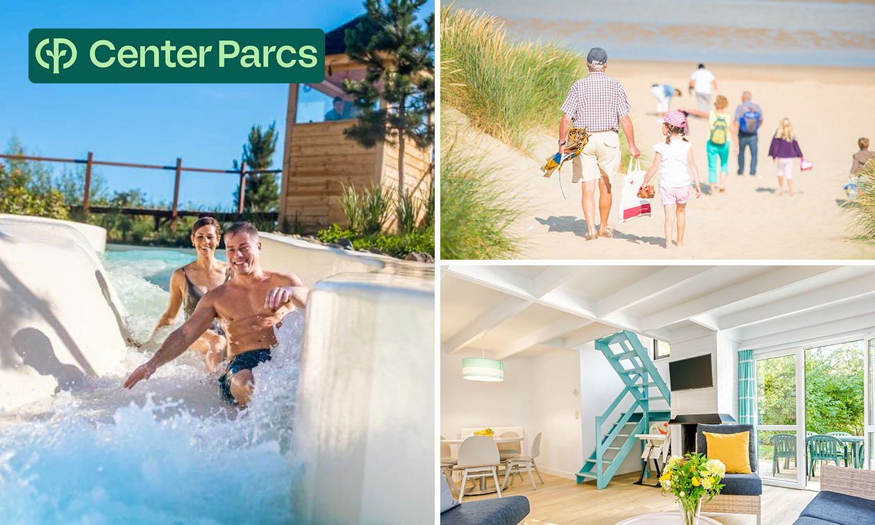 2, 3 ou 4 nuits pour 2 à 6 personnes à Center Parcs