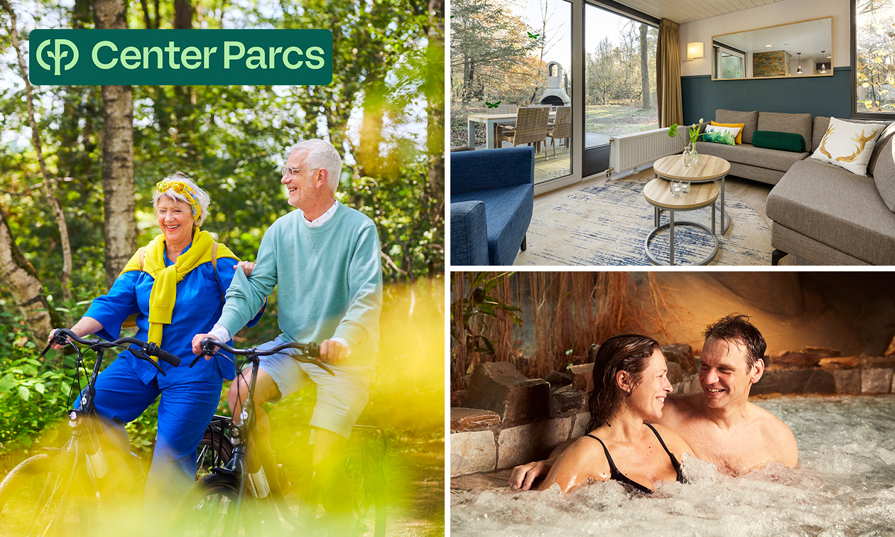 3, 4 ou 7 nuits pour 4 personnes au Center Parcs Erperheide
