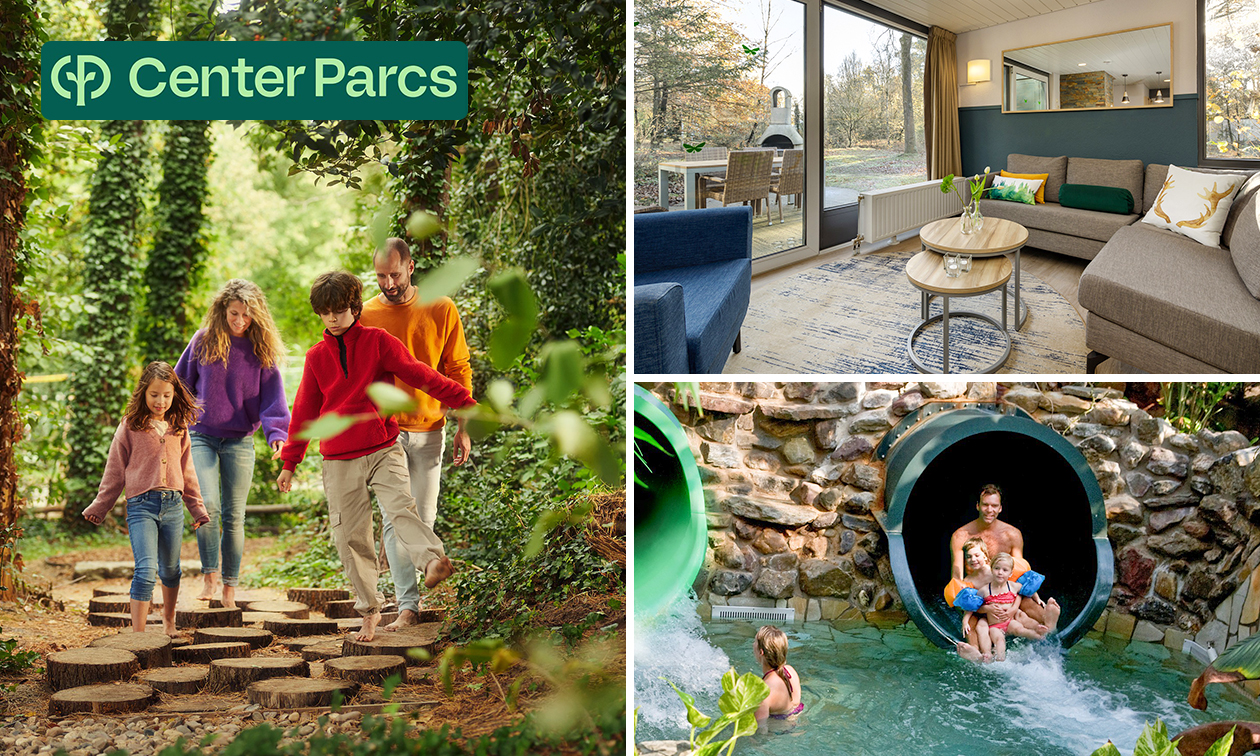 3, 4 ou 7 nuits pour 4 personnes au Center Parcs Erperheide