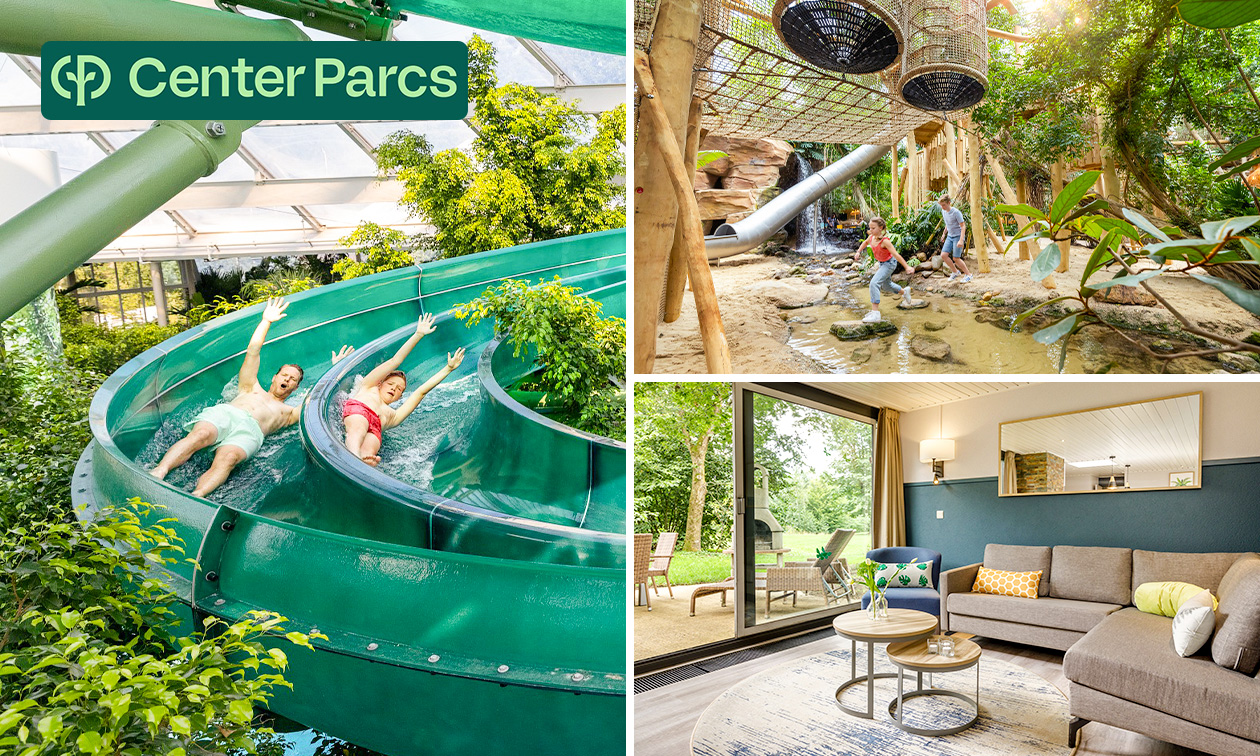 2, 3 ou 4 nuits pour 4 au Center Parcs Het Heijderbos