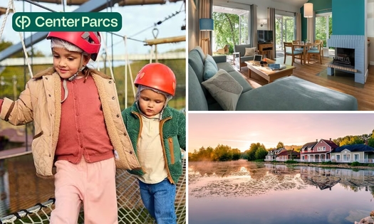 Nuits pour 4 à 6 personnes au Center Parcs de Chamouille