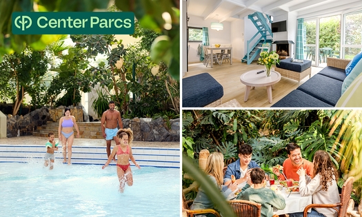 Week-end ou demi-semaine pour 4 à 6 personnes au Center Parcs Mystery Park en Belgique