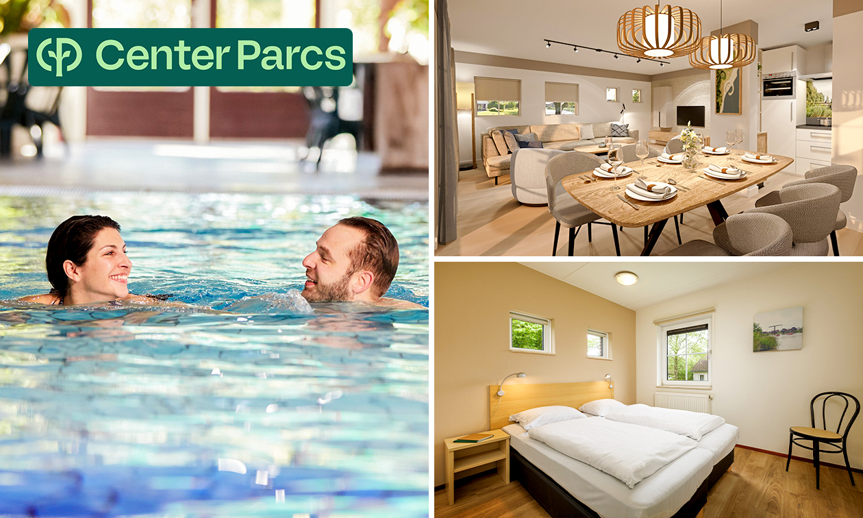 Week-end ou demi-semaine pour 4 ou 6 personnes au Center Parcs Parc Sandur