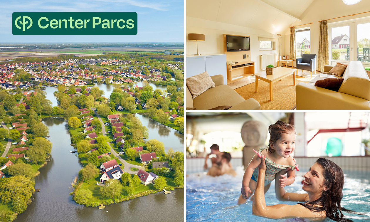 2, 3 ou 4 nuits pour 4 à 6 personnes au Center Parcs Parc Sandur