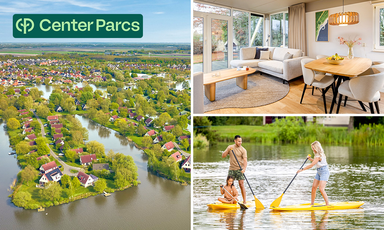 3 ou 4 nuits pour 4 à 6 personnes au Center Parcs Parc Sandur